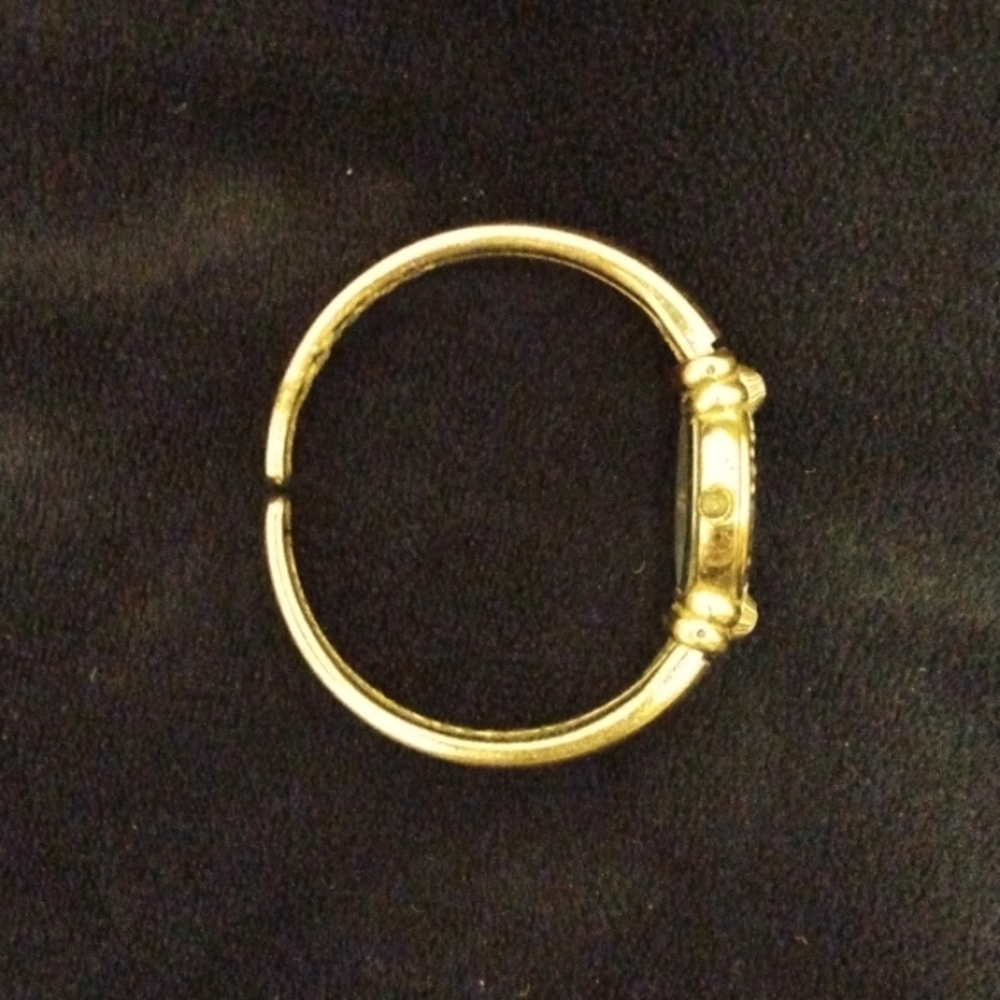 Golden wrist watch